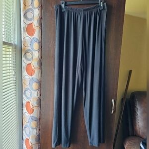 R&M Richards Black Elastic Waist Pants